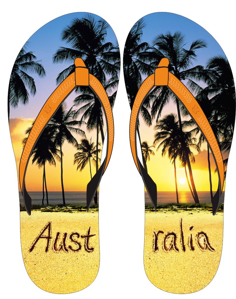 RAT02D Ladies Thongs Sunrise